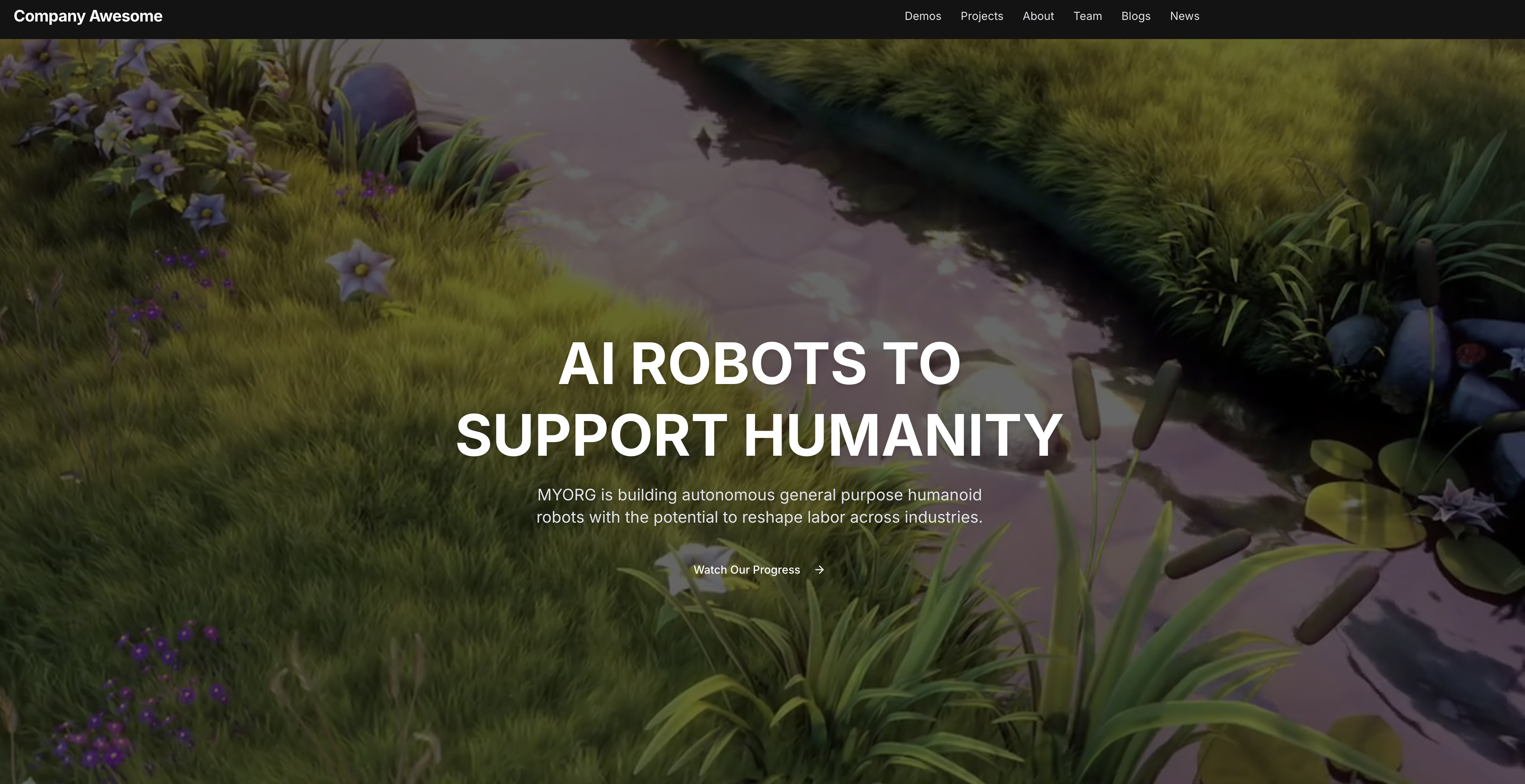Company Website Template - Next.js
